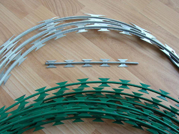 蛇腹型刀片刺網